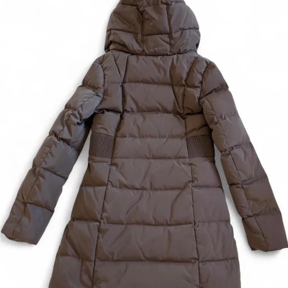 Ivanka Trump Brown Puffer Jacket with Faux Fur Trim - Picture 5 of 6
